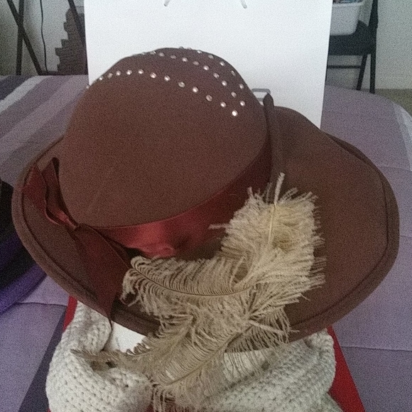 Kurt Jr. designer wool hat 1Sz $28+free scarf . - Picture 3 of 11